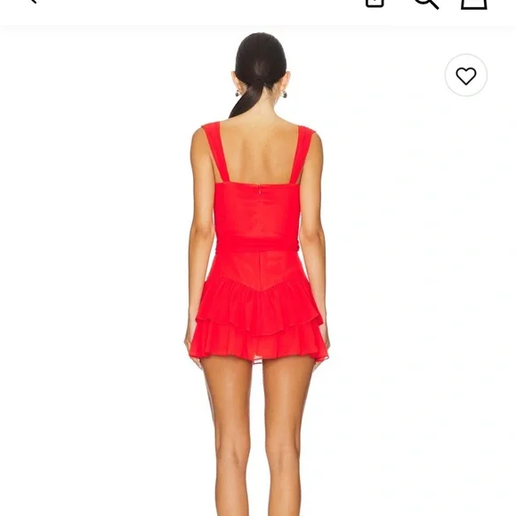 Amanda Uprichard Kendra Skort Romper - Picture 3 of 5